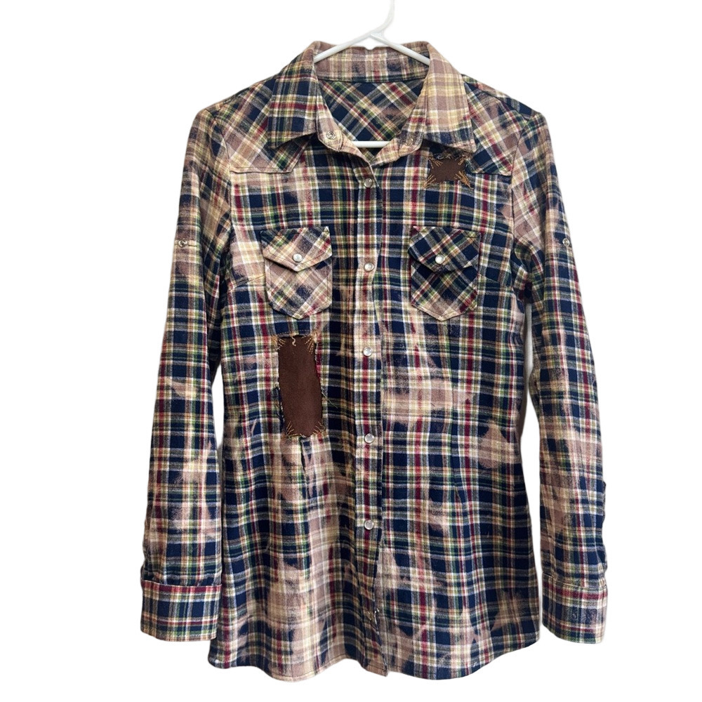 NU VINTAGE Patched Flannel